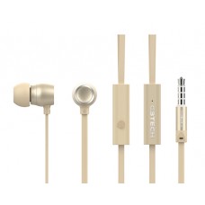 FONE DE OUVIDO SPIRIT CABO FLAT C/MIC DOURADO EP-104GD C3 TECH FONE DE OUVIDO SPIRIT CABO FLAT C/MIC DOURADO EP-104GD C3 TECH